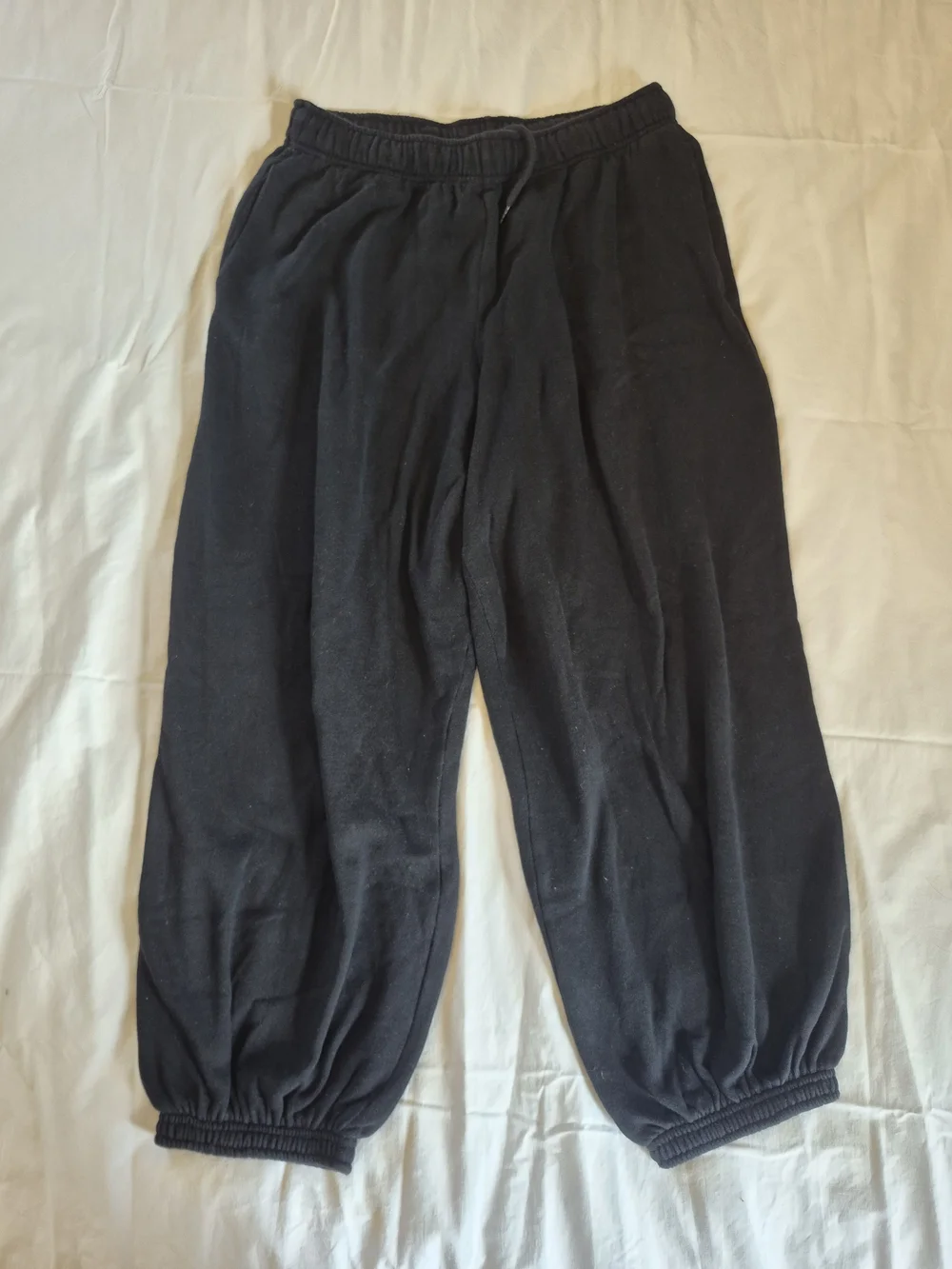 Old Navy Black Track Joggers - Picture 1 of 2